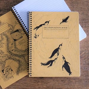 Large Spiral Notebook - Penguins