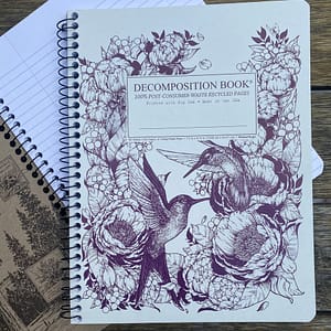 decomposition-spiral-notebook-hummingbirds